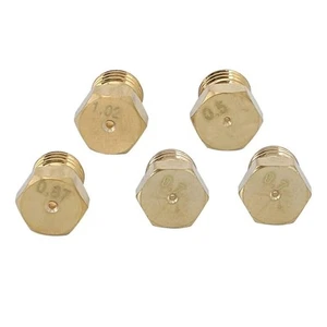 Gas Stove Nozzle Nozzle Metal Yellow 0.5/0.7/0.7/0.87/1.02 Accessories - Picture 1 of 16
