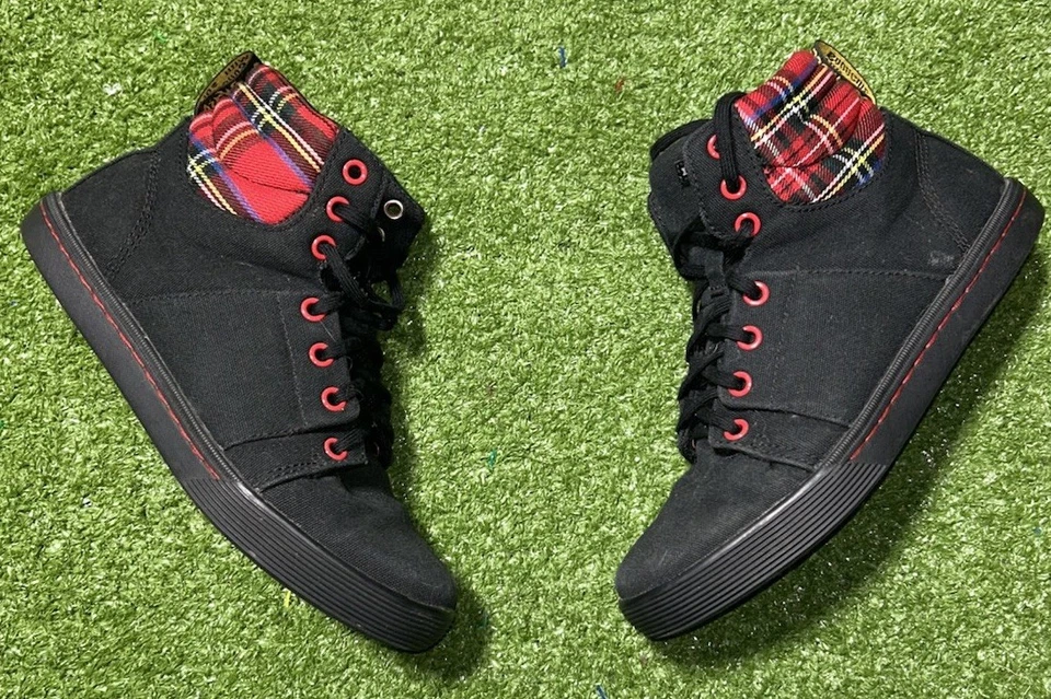 Dr Martens SoftWair Розарья кружева стороны молнии ботинки черный клетку туфли женщин США 6 - Изображение 1 из 4