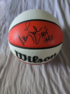 Nancy Lieberman Signed Basketball HOF 96 Inscribed JSA - Picture 1 of 7