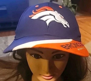 Denver Broncos 3D Horse Logo Sideline Cap Orange & Blue Embroidered NFL NEW - Picture 1 of 10