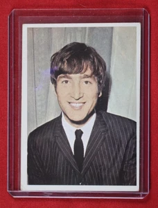 1964 Topps Beatles Color Card #1 Meet John Lennon - Vintage Trading Cards - Picture 1 of 3
