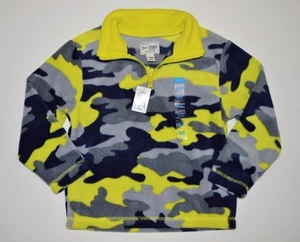NEW Boys Sz 4 XS The CHILDRENS PLACE Soft Fleece Zip Up Sweatshirt Camo - Picture 1 of 2