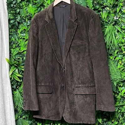 Gap Blazer Men's Large Corduroy Dark Brown Classic Fit Two Button - Image 1 of 4