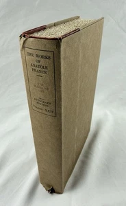 1924 Works of Anatole France Vol XXIV The Bloom of Life Autograph Edition Wells - Picture 1 of 13