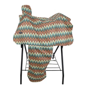 Cubierta de sillín de nailon Showman Shockwave - Imagen 1 de 1