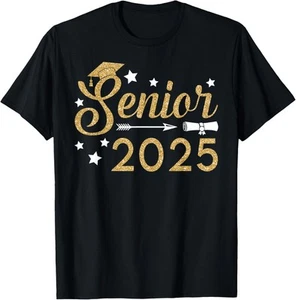 Funny Senior Class Of 2025 College Graduation Gift for Women T-Shirt Hoodie - Picture 1 of 14