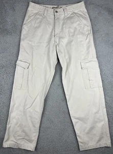 Silver Tab Khakis Levi’s Vintage 34x34 Y2K Baggy Cargo Skater Pants Fits 34x31 - Picture 1 of 13