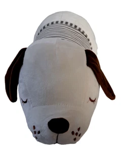 Plush Dog Niu Niu Daddy White Brown Striped Shirt Plush Stuffed Animal ALL AGES - Picture 1 of 12