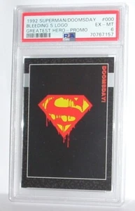 1992 Superman Doomsday Bleeding Logo 000 Greatest Hero Promo PSA 6 DC COMICS - Bild 1 von 2