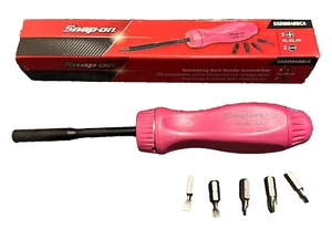 *NEW* Snap-on PINK Ratcheting Screwdriver SSDMR4BBCA *PINK PEARL w/BLACK SHANK* - Bild 1 von 8