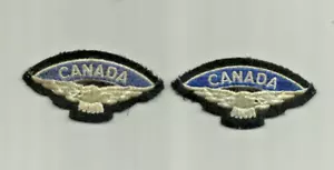 Cdn Forces (RCAF) Shoulder Eagle Title Pair - Bild 1 von 2