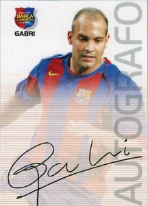 Spain 2004-2005 Panini FC Barcelona Campeon Megacracks #082 Gabri - Picture 1 of 1