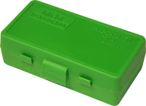 MTM Pistol Ammo Box 50 Round Flip-Top 38 Special 357 Mag Green P50-38-10 - Picture 1 of 1