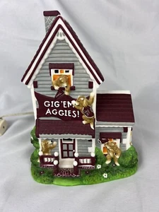 Texas A&M Gig ‘Em Aggies House Slavic Treasures 2003 Limited Edition Serie RAR - Bild 1 von 14