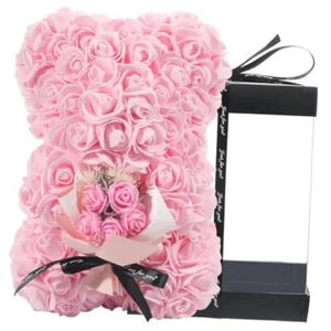 Mothers Day Bear - Teddy Bear Gift for Mom10 inch Teddy Flower Bear - Over Rose - Picture 1 of 8