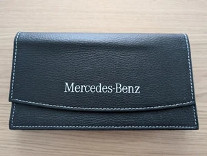 Mercedes Benz Leather Wallet for Car Manuals and Books Factory Original - Picture 1 of 3
