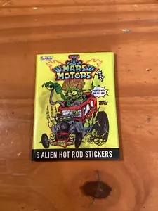 2021 Topps Mars Motors Wachspack versiegelt Sammelkarten Mars Attacks - Bild 1 von 2