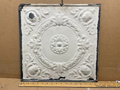 1pc 16.5  X 16.5  Full Piece Antique Ceiling Tin Vintage Reclaimed Salvage Art • 29.99$