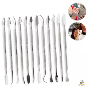 Juego de 12 piezas talladores de cera de acero inoxidable herramienta de escultura de arcilla para modelar modelado - Imagen 1 de 5