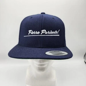 Fierro Pariente Yupoong Adjustable Blue Trucker Hat Brand New - Picture 1 of 12