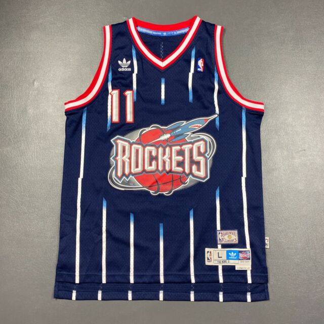  Yao Ming Houston Rockets Mitchell and Ness Men's Navy Throwback  Jesey X-Large : Sports & Outdoors