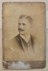 VINTAGE 1890s PATRIOT SOUBLETTE STUDIO CUBAN CABINET Orig Portrait Photo 421 - Picture 1 of 2