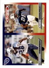2005 Topps Total Andre Woolfolk/Lamont Thompson Football Cards #143