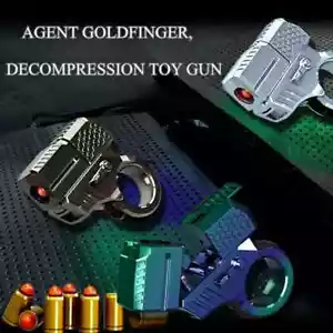 Legierung Pistole Handschmeichler Ring EDC Handschmeichler Spinner Metall Hand Spinner Erwachsene Handschmeichler Spielzeug - Bild 1 von 20