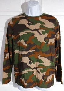 Wonder Nation Long Sleeve Kid Tough Boys Camo T-Shirt XXL (18) NEW - Picture 1 of 14