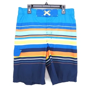 Cat & Jack Badeshorts Jungen Große 12 Husky Netz gefütterte Boardhose Cargo UPF - Bild 1 von 16