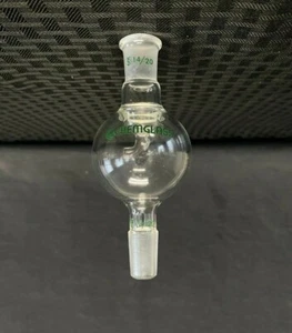 CHEMGLASS Glass Kjeldahl Distilling Trap Foam Adapter 14/20 Joints CG-1032-14 - Picture 1 of 6