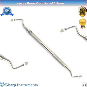 Lucas Curette 87 WX Instrument osseux chirurgical dentaire parodontal en acier inoxydable - Photo 1/1