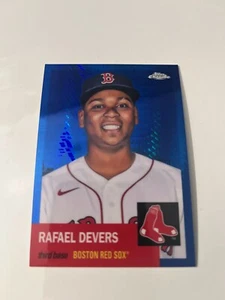 RAFAEL DEVERS 2022 TOPPS CHROME PLATINUM BLUE PRISM #94 - Picture 1 of 1