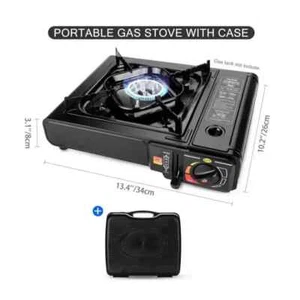 Butane Gas Canister Camping Outdoor Cooker Portable Stove Burner BBQ Cooking - Picture 1 of 5