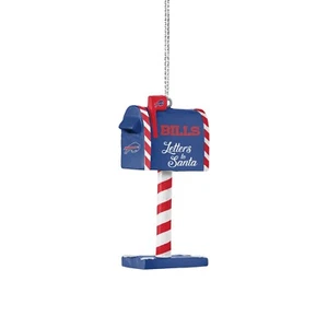 Buffalo Bills Christmas Tree Holiday Ornament - Mailbox Letters to Santa - Logo - Picture 1 of 1