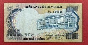VIETNAM SOUTH 1000 Dong 1972 Pick# 34a VF-XF. #PL3010 - Picture 1 of 2