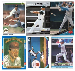 (6) Card ROBERTO ALOMAR Lot! Topps, Upper Deck, Donruss, Leaf...HALL OF FAME - Picture 1 of 1