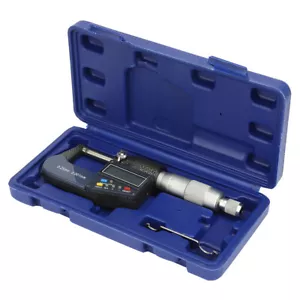0-25mm Electronic Digital Micrometer 0.001mm Thickness Gauge And Wrench Set - Picture 1 of 12