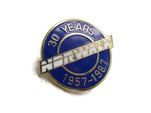 Pin Norwalk 1957-1987 30 años tono azul y dorado - Imagen 1 de 4