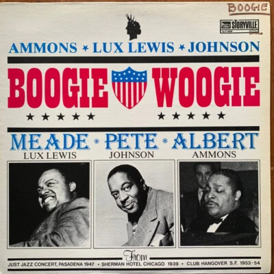 Albert Ammons & Meade "Lux" Lewis & Pete Johnson - Boogie Woogie Trio 1976 LP, C - Image 1 of 4