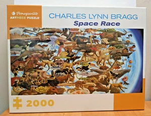 Jigsaw Puzzle 2000 Piece Animals Space Race 40x20 in Artpiece Puzzle NEW Sealed - Picture 1 of 6