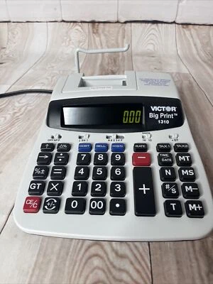 Victor 1310 Big Print Commercial Printing Calculator Working - Image 1 of 4