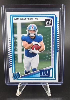 CAM SKATTEBO 2025 DONRUSS RATED ROOKIE NEW YORK GIANTS #302 A RC Q4925 - Image 1 of 2
