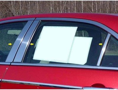 6pc. Luxury FX Chrome Pillar Post Set for 2006-2012 Lincoln MKZ - Image 1 of 4