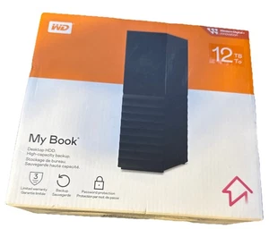 Western Digital WDBBGB0120HBK-NEWM 12TB External Desktop Hard Drive (Black) - Picture 1 of 1