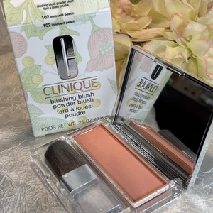 Clinique Blushing Blush Powder - 102 Innocent Peach - Full Size New In Box Free - Picture 1 of 1