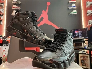 AIR JORDAN 9 IX CHAROL TODO NEGRO TALLA 10.5 🔥RARO🔥 - Imagen 1 de 12