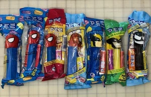 New Marvel PEZ Dispensers Spider-Man Wolverine Venom Lot 7 Characters - Picture 1 of 1