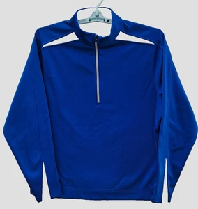 Walter Hagen Men's Blue 1/4 Zip Fleece Lined Performance Golf Pullover Sz XL - Picture 1 of 11