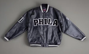 Chaqueta De Colección 2000 Inpaq Collective PHILLY Estilo Hip Hop Imitación Cuero.L/XL - Imagen 1 de 10